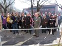 23. aprillil avasid Narva veteranid endise s�jakomissariaadi hoone seinal m�lestustahvli